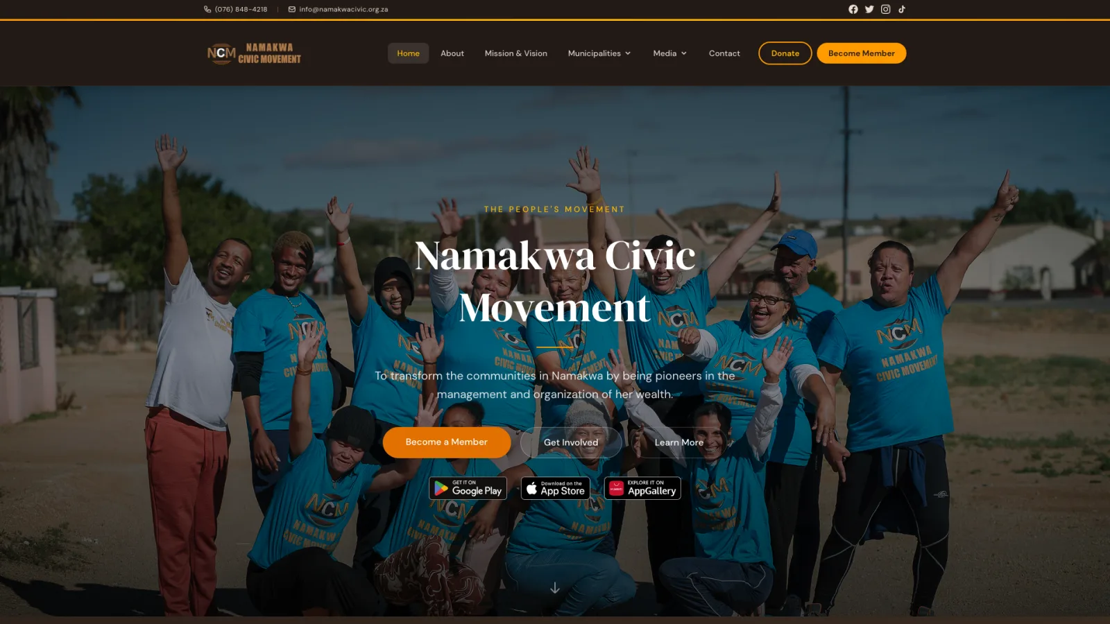 Namakwa Civic Movement project preview